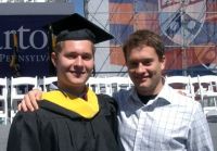 Ryan Goldstein at his brother's Wharton graduation