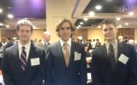 Ryan Goldstein, Josh Magarick, and Rob Goldstein at the 2009 Wharton Entrepreneurship Conference