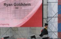 Ryan Goldstein receiving his Bachelor of Science in Engineering degree
